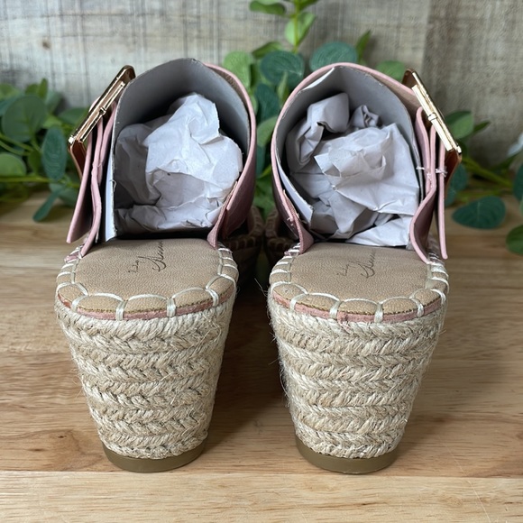 Vintage Havana Pink Wedge Sandal 5.5M - Picture 4 of 6